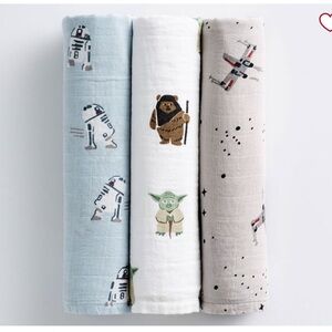 Washed but never used Star Wars swaddles